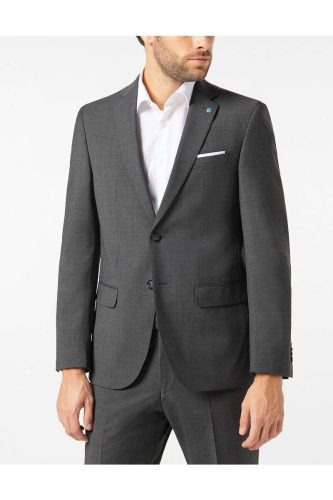 Pierre Cardin Grant Regular Fit Jas steengrijs, Melange