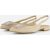 Linea Zeta Linea Zeta Slingback Ballerina’s beige Suede