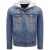 Local Fanatic Denim spijkejack met capuchon