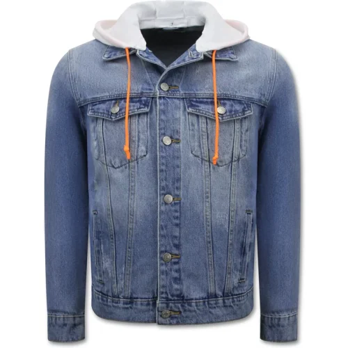 Local Fanatic Denim spijkejack met capuchon