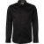 No Excess Basic stretch shirt satin weave black