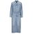 Lange Jurk Levis WESTERN DENIM MIDI DRESS”