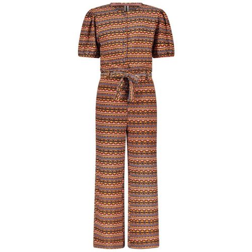 B.Nosy Meisjes korte mouwen jumpsuit babette aztec