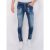 Local Fanatic Paint splash ripped jeans slim fit