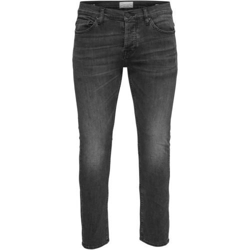 Only & Sons Slim fit black denim model loom black denim