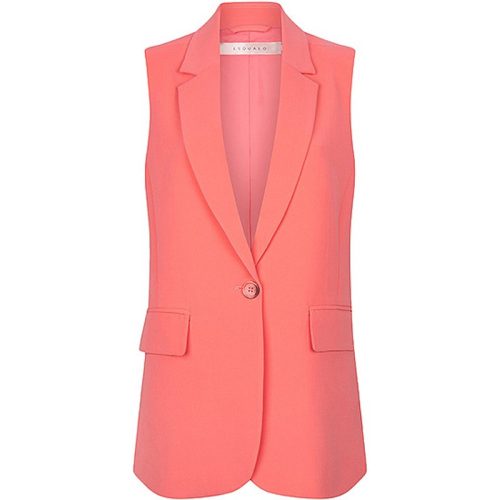 Esqualo Gilet sp24-10024 strawberry