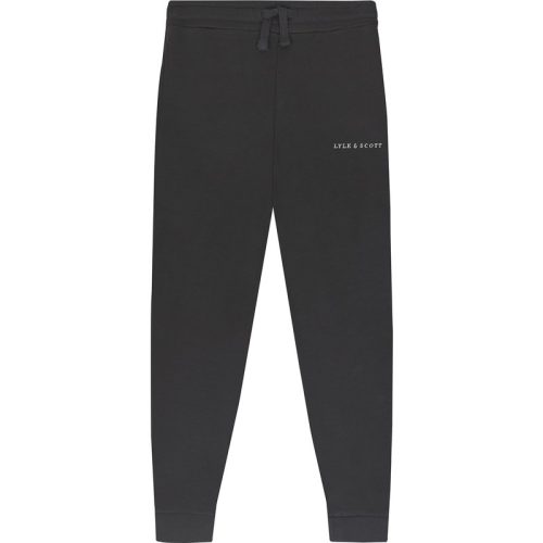 Lyle and Scott Sweat broek script gun metal