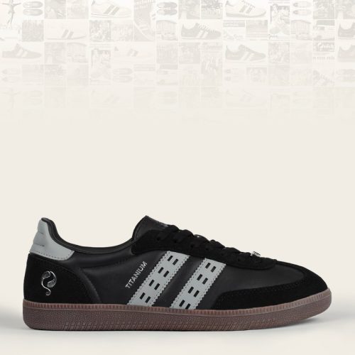 Q1905 Sneaker titanium zwart/lichtgrijs