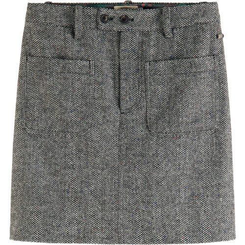 Scotch & Soda Herringbone high rise mini skirt herringbone tweed