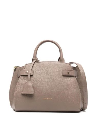 Coccinelle Crossbody bags – Taupe Brown Leather Bag in bruin