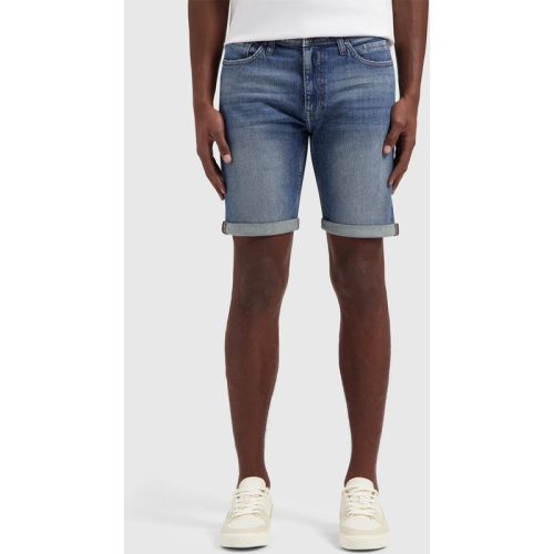 Purewhite Regular fit denim short the miles