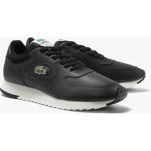 Lacoste La coste linetrack blk/off wht leather 2231 3156