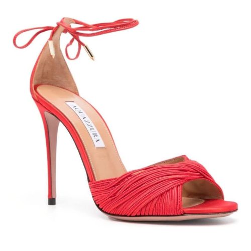 Aquazzura Slippers & Mules – Sandals Pink in poeder roze