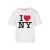 Dames-T-shirt Merchcode I Love NY