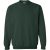 Gildan Unisex adult sweatshirt met zware mouwenhals