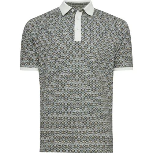 Tresanti Carlino i polo met mozaiek print |