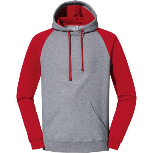 Jerzees Colours Heren colour block nublend raglan hoodie