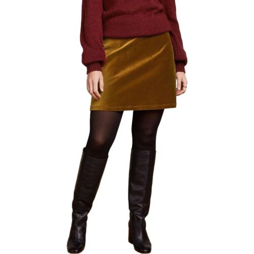 King Louie Olivia skirt uni fargo golden brown