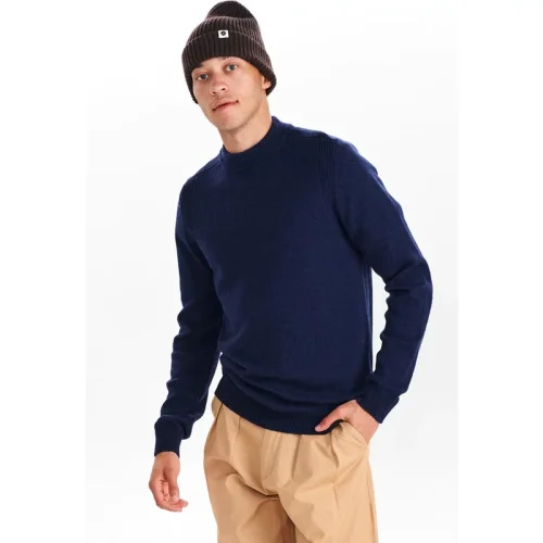 Anerkjendt Akrico lambswool knit dark navy