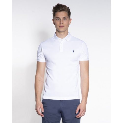 Polo Ralph Lauren Slim fit stretch mesh polo met korte mouwen