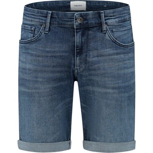 Pure Path The steve skinny denim short