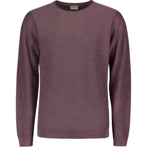 No Excess Heren trui 25210801sn 083 aubergine