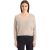 Scotch & Soda Boucl v-neck relaxed pullover oatmeal melange