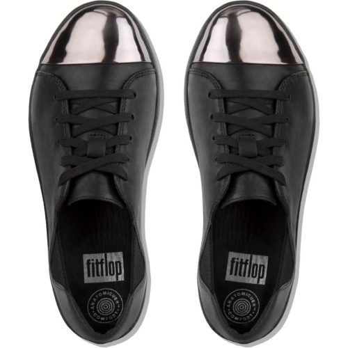 FitFlop F-sporty™ mirror-toe sneaker leather