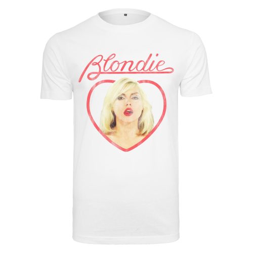 T-shirt grote maten Merchcode Blondie Heart of Glass