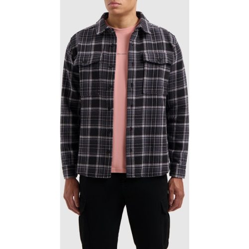 Pure Path Heavy twill checked shirt