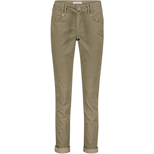 Red Button Broek srb4086 relax cord sage