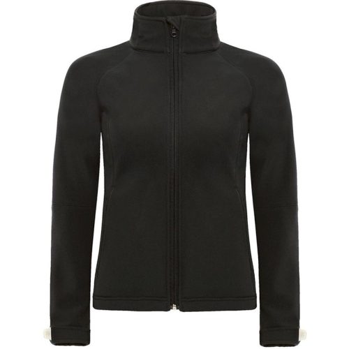 B and C B&c womens hooded premium softshell jacket (winddicht, waterdicht & ademend)