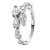 Pandora Ringen – Sterling silver ring withcubic zirconia in silver