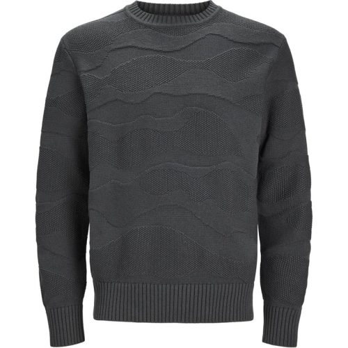 Jack & Jones Jprblujosh knit crew neck antraciet