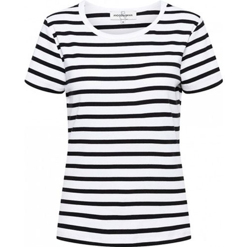 &Co Woman &co women t-shirt savi stripe black multi