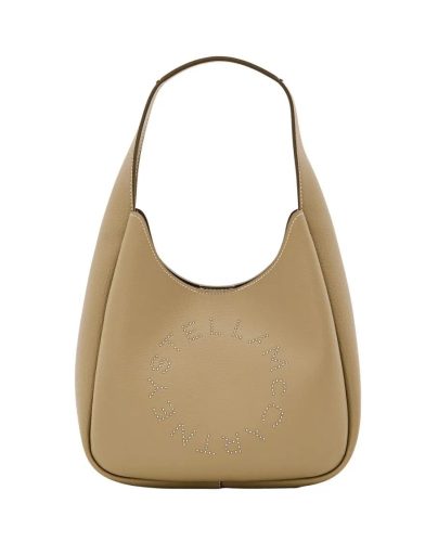 Stella McCartney Totes & shoppers – Small Hobo Tote Embossed in bruin