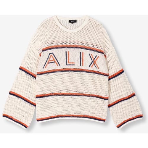 Alix The Label Ladies knitted azure alix pullover beige