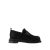 Simone Rocha Loafers – Heart Toe Loafers – Leather – Black in zwart