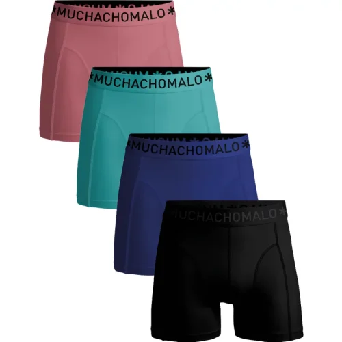 Muchachomalo Heren 4-pack boxershorts effen