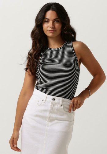 Co&apos;Couture Top Dames Sara Stripe Rib Tank Top