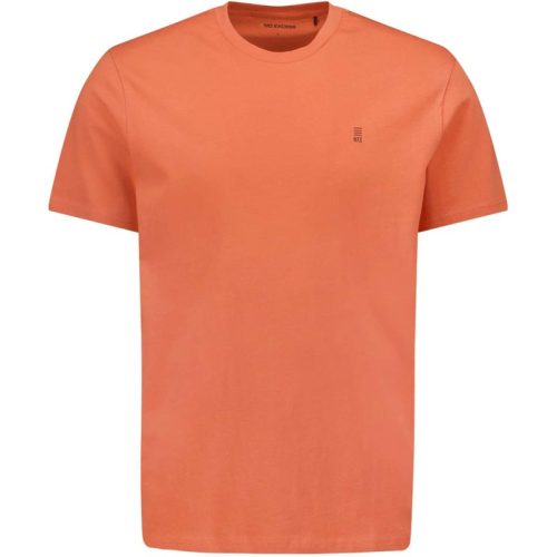 No Excess T-shirt korte mouw ronde hals basic melon