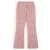 NoNo Meisjes flair broek rib velours aop aztec sady pale blush