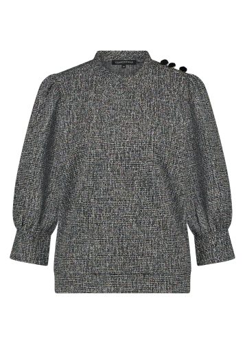 Tramontana Female Shirts En Tops C10-13-401 Top Stretch Tweed