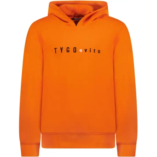 TYGO & vito Jongens hoodie met geborduurd logo noos clownfish