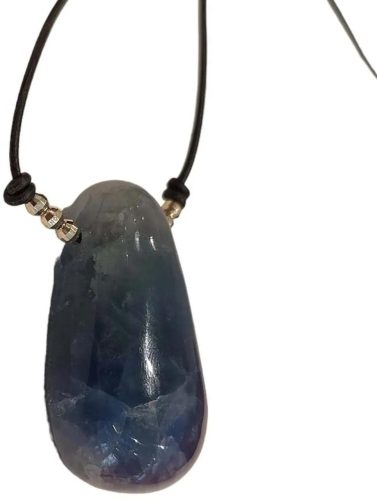 CATHERINE MICHIELS Kettingen – pendentif Pierre Fluorite Chrystal lien FW2330 Cat in green