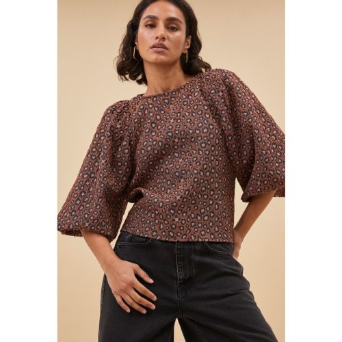 By-Bar Amsterdam 24512024 zasu jacquard blouse