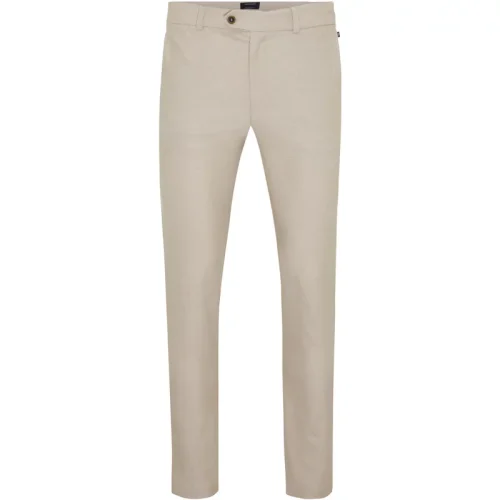 Tresanti Cassio i broek met klein patroon | taupe