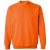 Gildan Unisex adult sweatshirt met zware mouwenhals