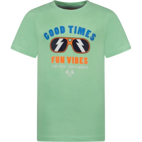 TYGO & vito Jongens t-shirt good times fun vibes mint