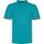 Q1905 Polo shirt bloemendaal aqua